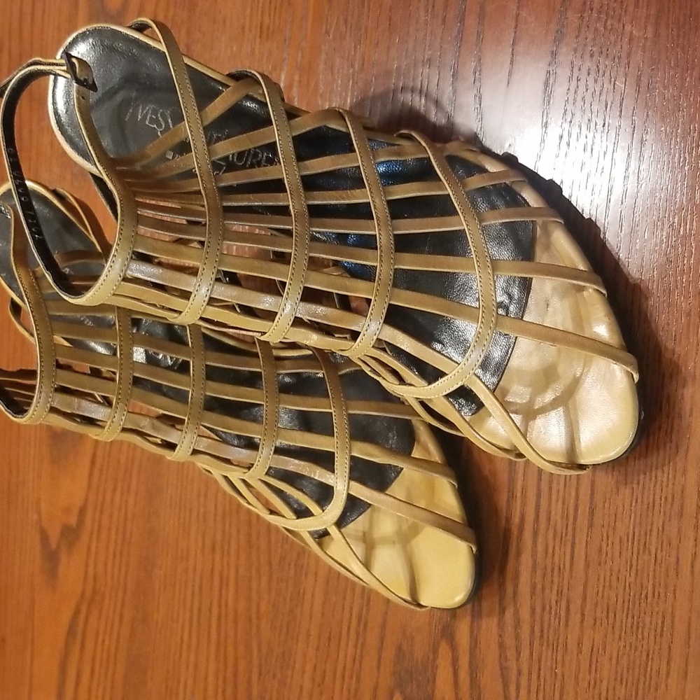 Stunning Yves Saint Laurent Cage Heels Sandals 39